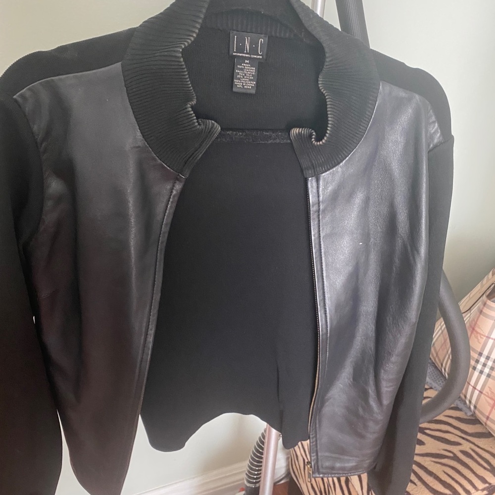 Leather jacket